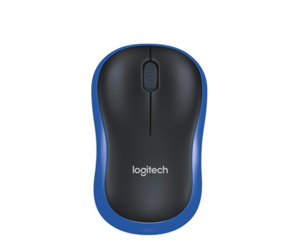 Myszka LOGITECH bezprzewodowa M185 910-002236 (optyczna; 1000 DPI; kolor niebieski)